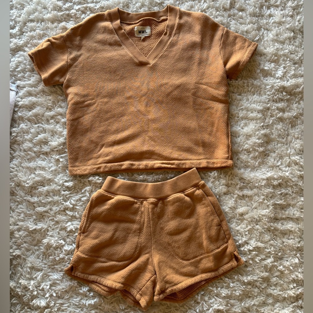 MADEWELL MATCHING SET -XS TOP - XXS SHORTS